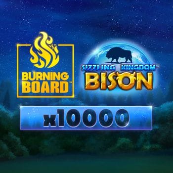 Sizzling Kingdom™_ Bison Burning Board™ game cover